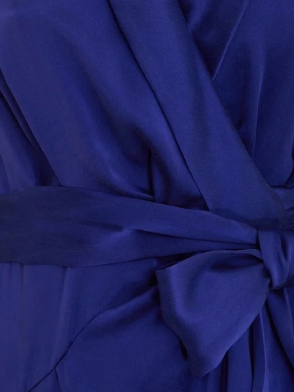 NWT Zimmermann Silk Wrap Mini Dress Lapis Blue Size 4